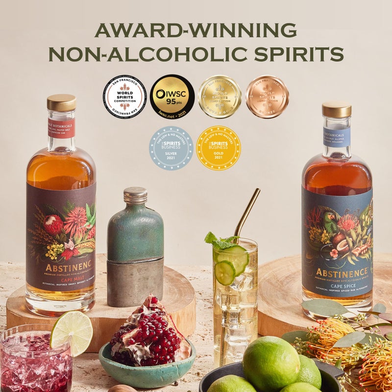 Abstinence Cape Spice Rum Alternative, 750ml, Award-Winning Non Alcoholic Spirit, Spiced Beveraged, Botanical Inspired, Bold Flavor with Smooth Finish, Zero Proof Mocktail - Image 2